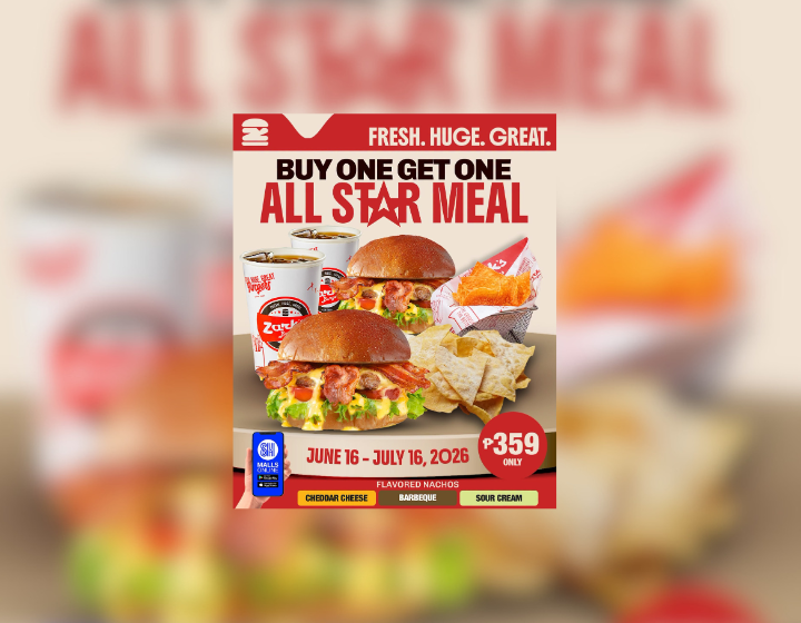 Buy 1 Get 1 All Star Meal for only ₱359