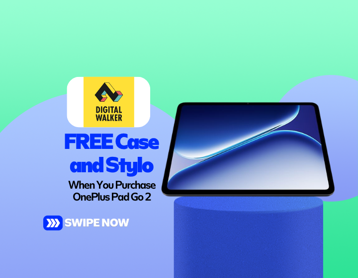 FREE Case and Stylo When You Purchase OnePlus Pad Go 2