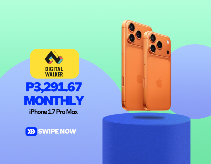 iPhone 17 Pro Max Starts P3,291.67 Monthly