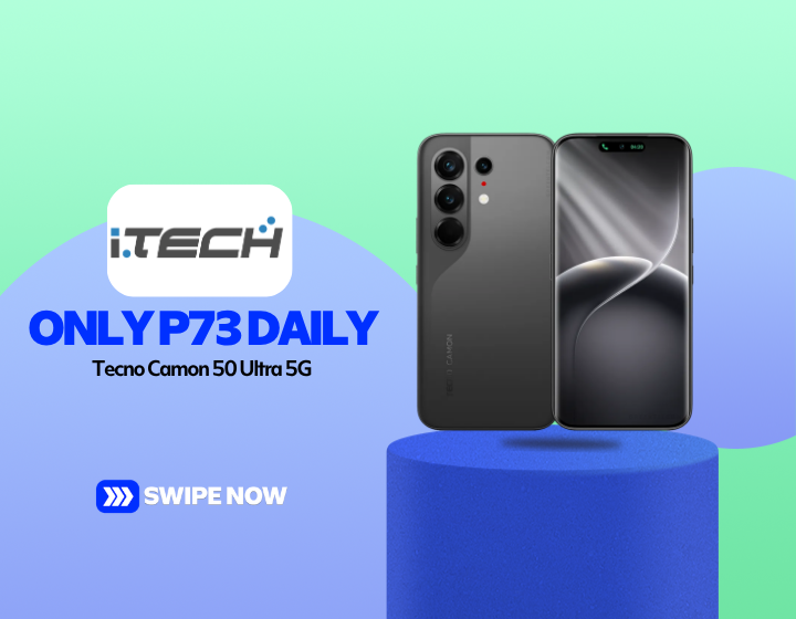 Tecno Camon 50 Ultra 5G for Only P73 Daily