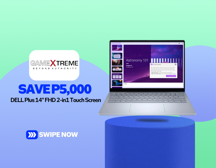 SAVE P5,000 On DELL Plus 14" FHD 2-in1 Touch Screen