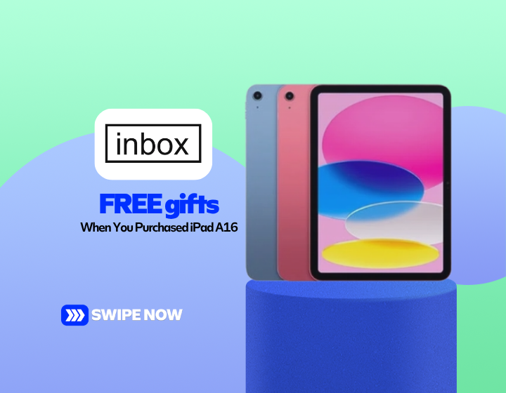  FREE gifts When You Purchased iPad A16