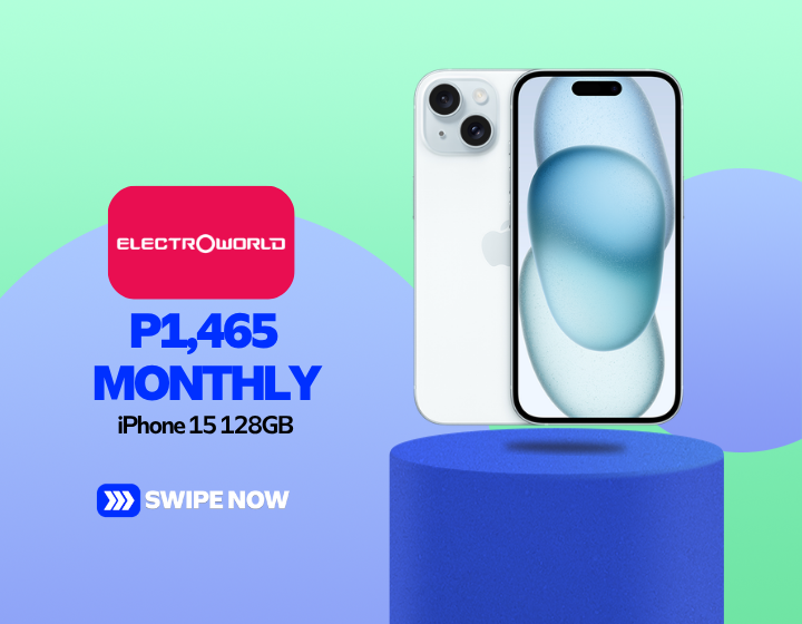 iPhone 15 128GB for Only P1,465 Monthly