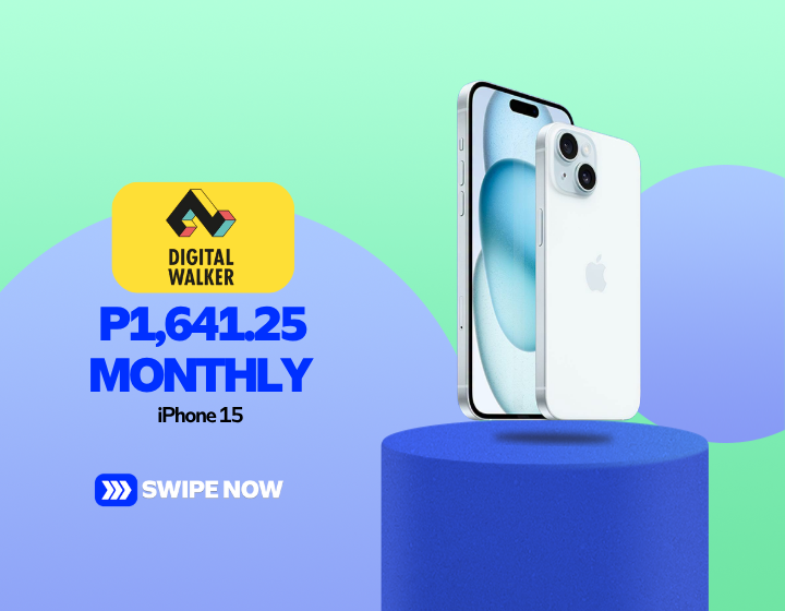 iPhone 15 For only P1,641.25 Monthly
