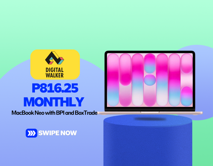 MacBook NEO for only P816.25 Monthly with BPI and Box Trade