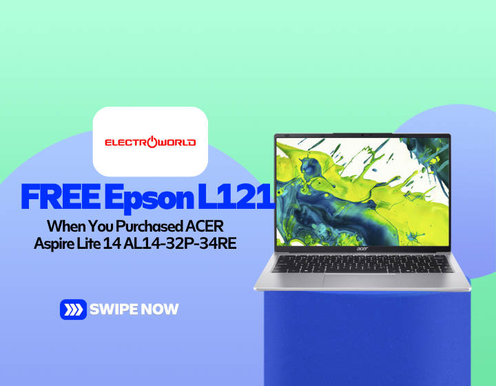 FREE Epson L121 When You Purchased ACER Aspire Lite 14 AL14-32P-34RE