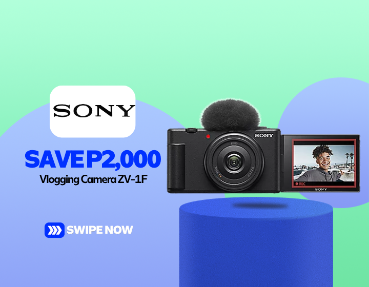 SAVE P2,000 With Vlogging Camera ZV-1F