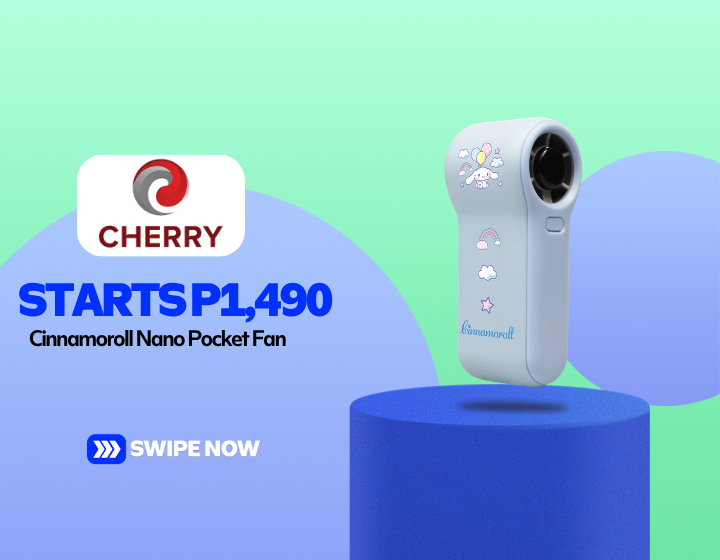 Cinnamoroll Nano Pocket Fan Starts P1,490
