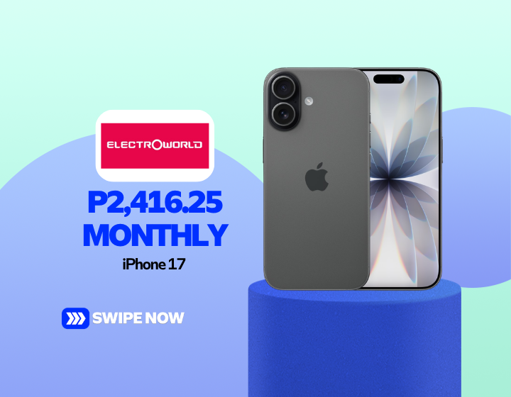 iPhone 17 For P2,416.25 Monthly