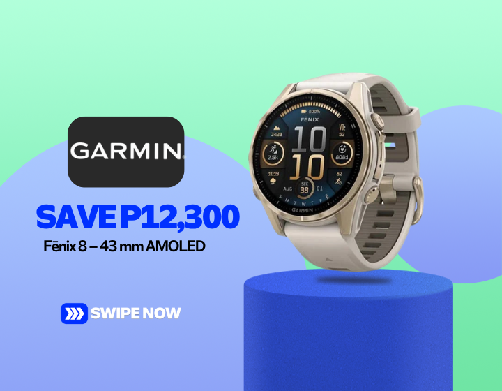 SAVE P12,300 With Fēnix 8 – 43 mm AMOLED