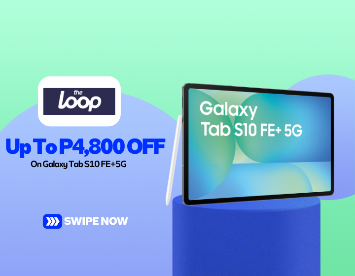 Up To P4,800 OFF On Galaxy Tab S10 FE+5G