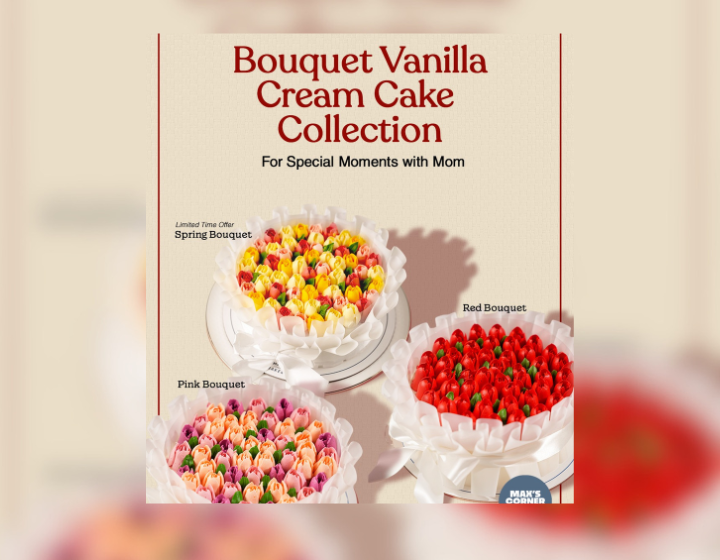 Bouquet Vanilla Cream Cake starts at P525