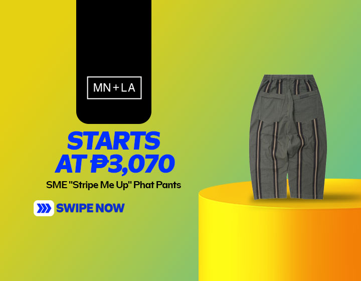 SME "Stripe Me Up" Phat Pants in Olive starts at P3,070