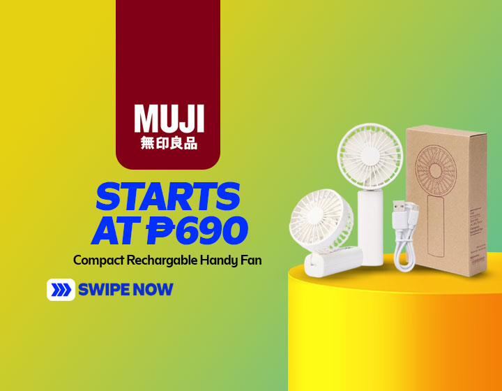 Compact Rechargeable Handy Fan starts at P690