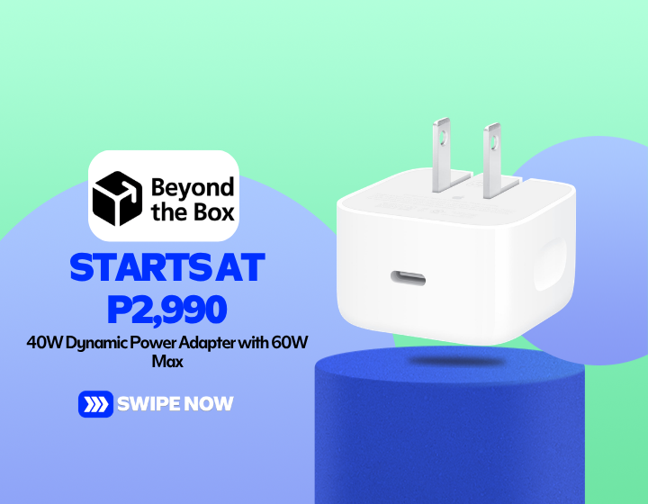 40W Dynamic Power Adapter with 60W Max starts at P2,990