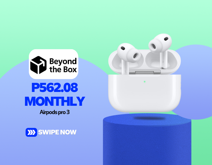 P562.08 Monthly on Airpods pro 3