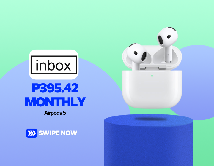 P395.42 Monthly on Airpods 5