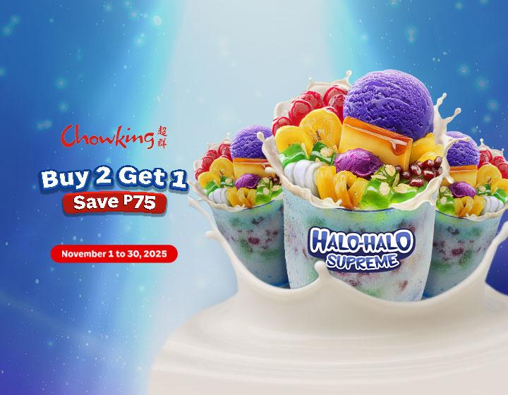 Buy 2 Get 1 Halo-Halo Supreme