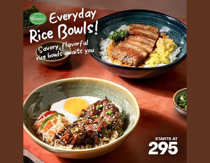 Everyday Rice Bowls starting at P295