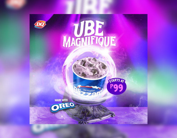 NEW Ube Magnifique Blizzard starts at P99