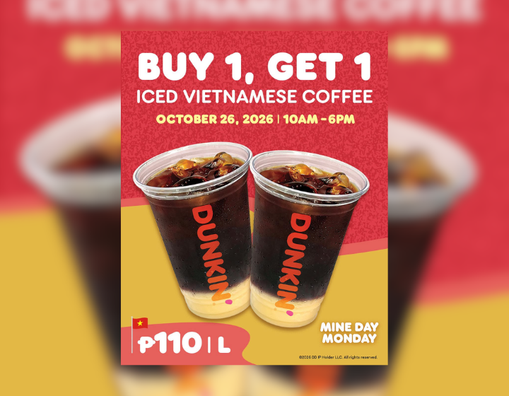 BUY 1, GET 1 Iced Vietnamese Coffee