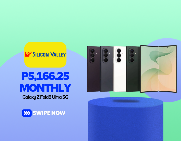 P5,166.25 Monthly on Galaxy Z Fold8 Ultra 5G