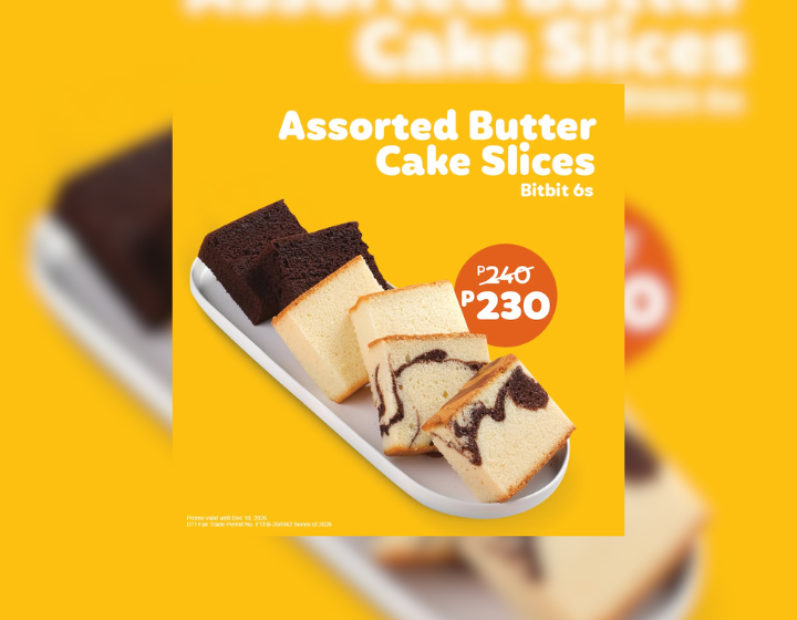 Goldilocks Assorted Butter Cake Slices starts at P230