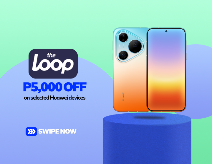 P5,000 off on select HUAWEI devices