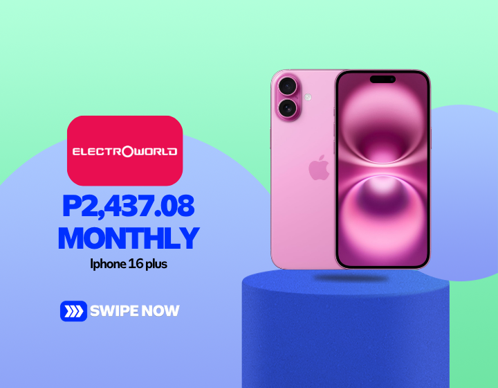 P2,437.08 Monthly on Iphone 16 plus