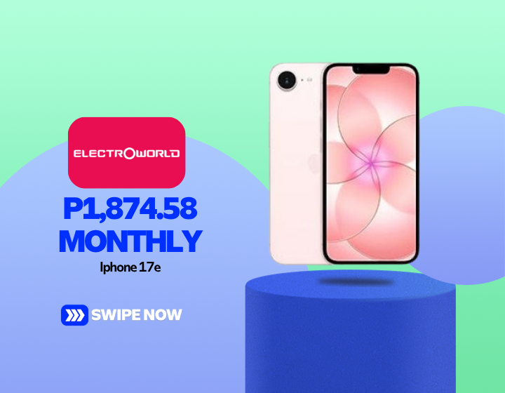 P1,874.58 Monthly on Iphone 17e