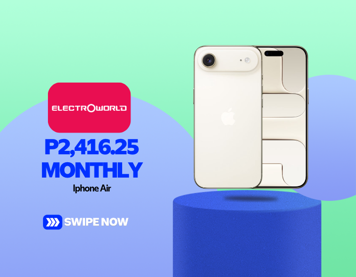 P2,416.25 Monthly on Iphone Air