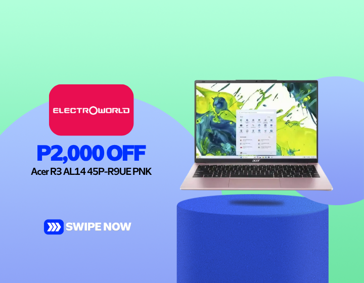 P5,000 OFF on HP Core 5 FD1541TU