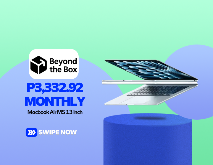 P3,332.92 Monthly on Macbook Air M5 13 inch