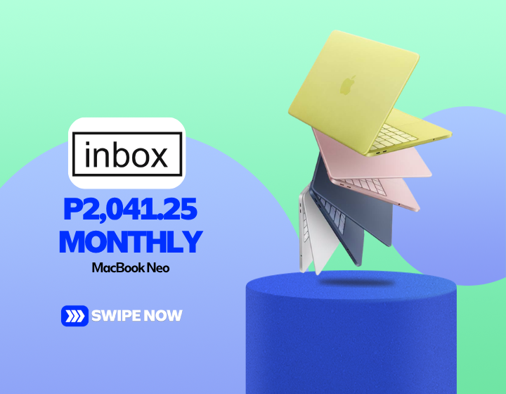 P2,041.25 Monthly on MacBook Neo