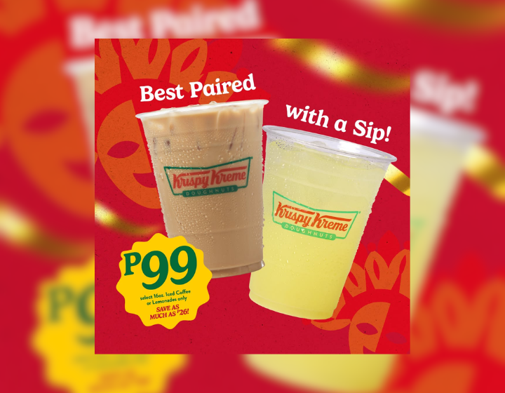 Buy selected 16oz iced beverage or only P99 save as much as P26 