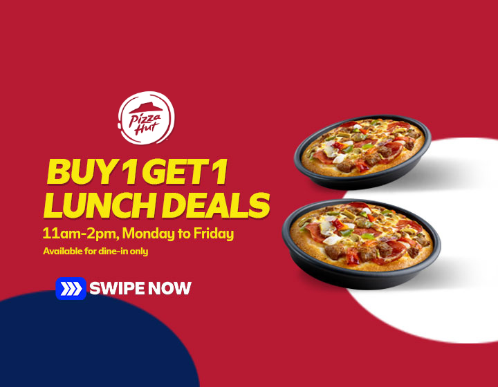 Buy 1 Take 1 On Personal Pan Pizza