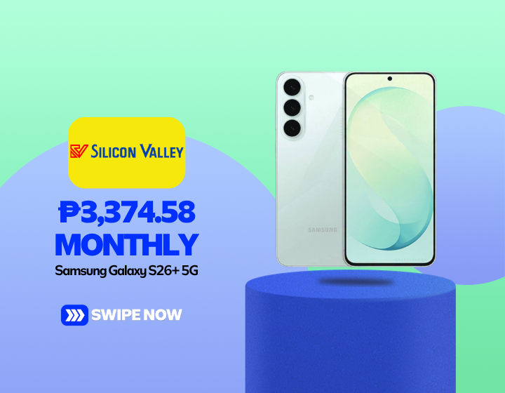 P3,374.58 Montly on Samsung Galaxy S26+ 5G