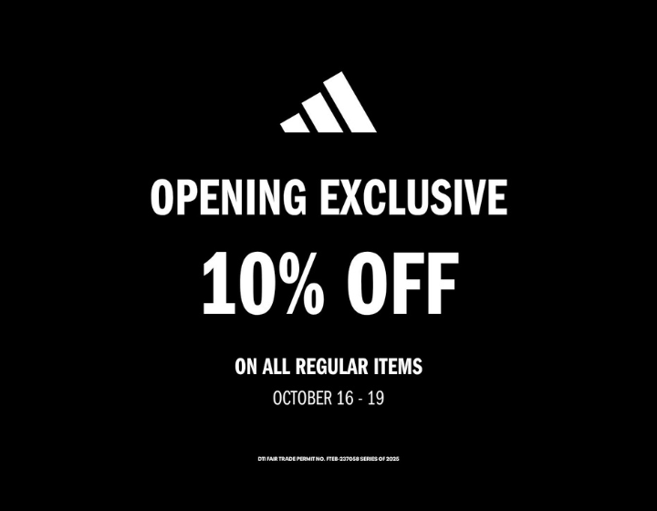 10% OFF on all regular items