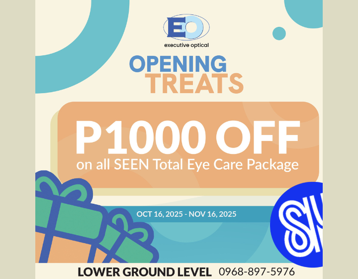 ₱1000 Off on all SEEN Total Eye Care Package