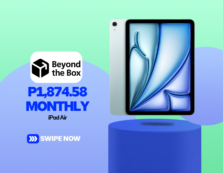 P1,874.58 Monthly on Ipad Air