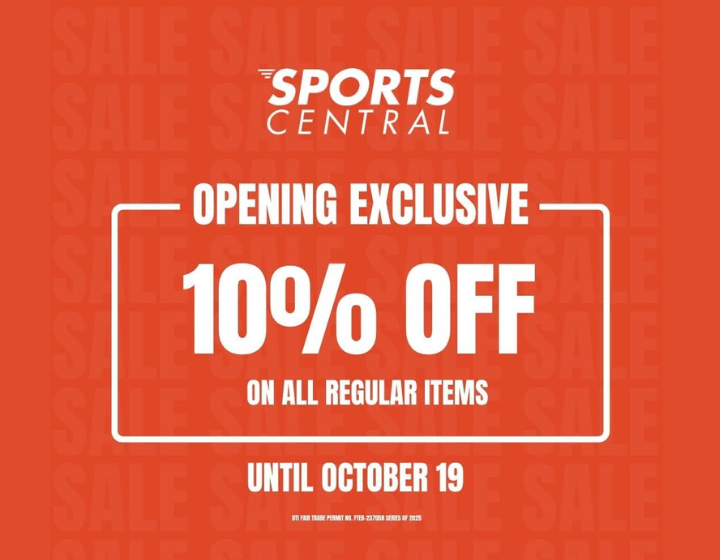 10% OFF on all regular items