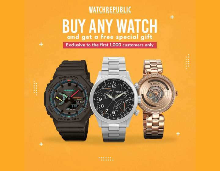 Free Special Gift for Any Watch Purchase