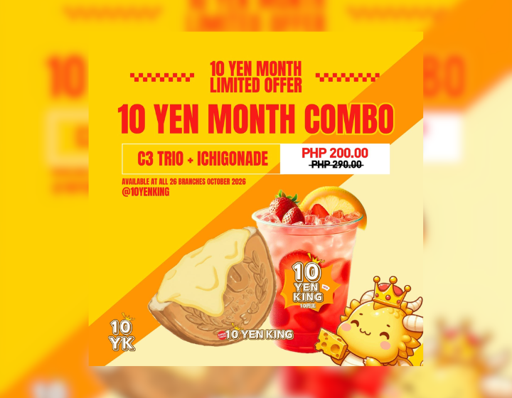 C3 Trio + Ichigonade for only ₱200
