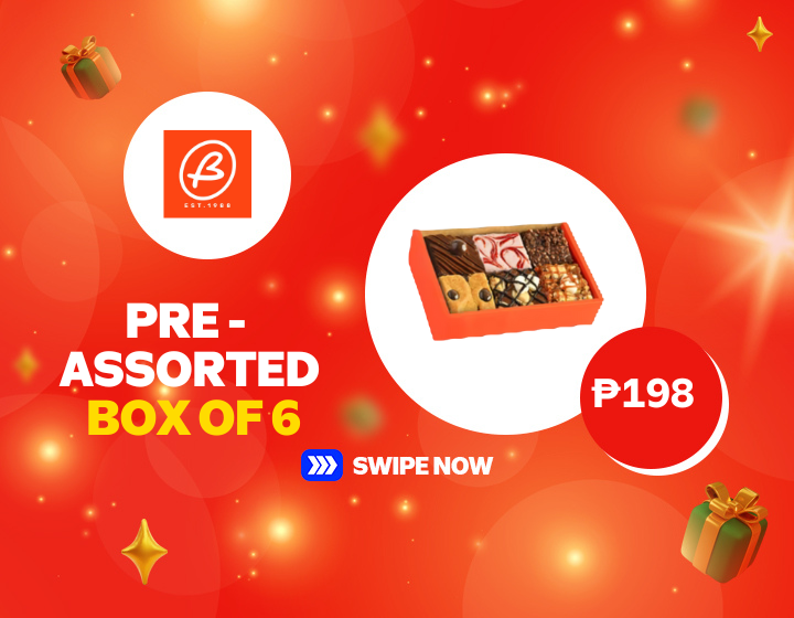 Brownies Unlimited Pre Assorted Box of 6 for only P198