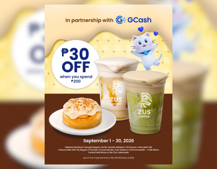 Pay with Gcash get 30% OFFwith minimum spend