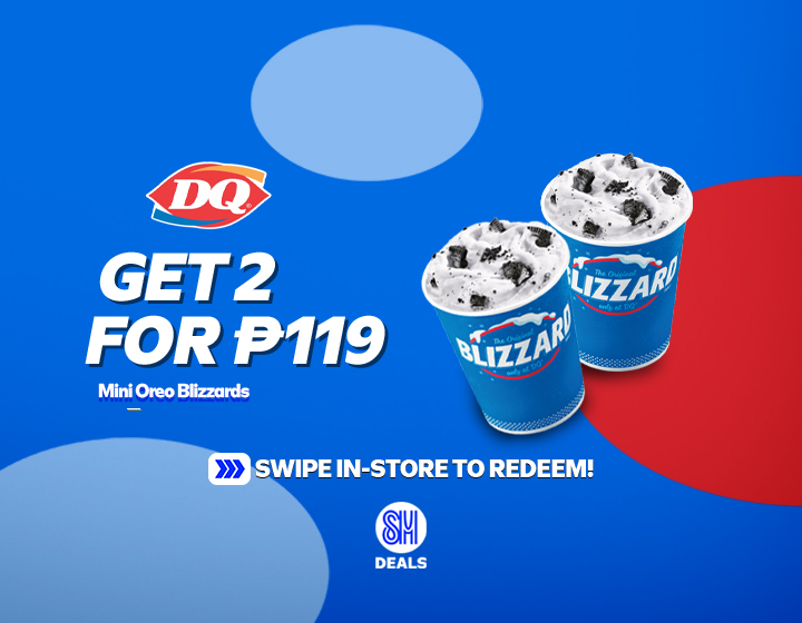 2 Mini Oreo Blizzards for Only ₱119