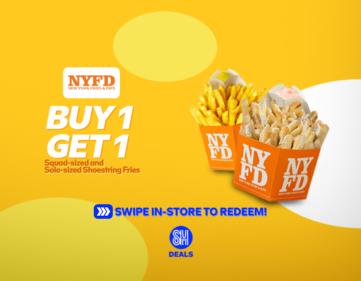 Buy Squad-sized Shoestring Fries, Get FREE Solo-sized Shoestring Fries