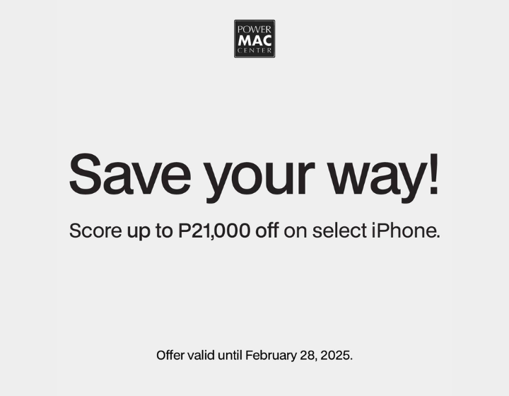 Score up to P21,000 OFF on select iPhone models