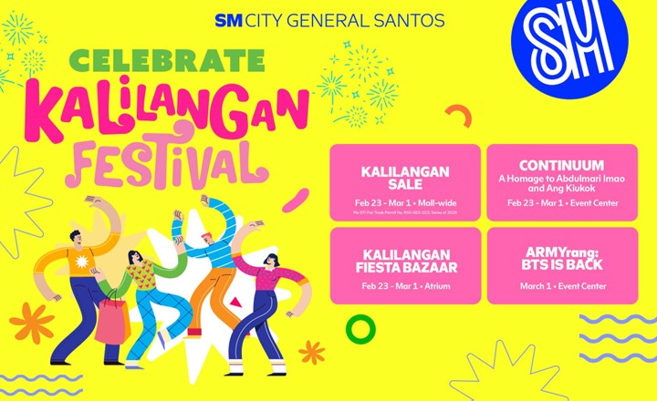 Experience the vibrant and heritage of Kalilangan Festival at your most loved SM City General Santos from February 23–March 1, 2026! ✨