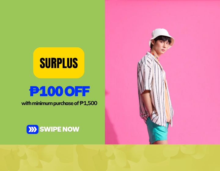  ₱100 OFF with minimum purchase of ₱1,500